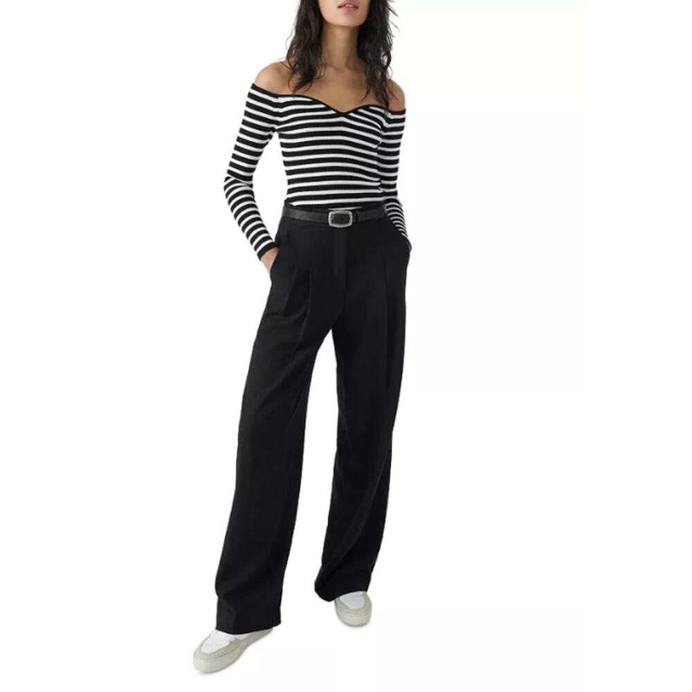 ba&sh Owais Ribbed Off-the-Shoulder Top - Picture 4 of 5
